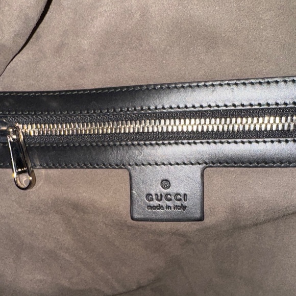 Gucci Embossed Black Backpack - Picture 5 of 6
